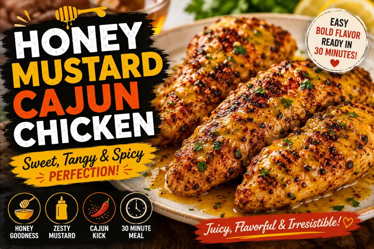 Honey Mustard Cajun Chicken