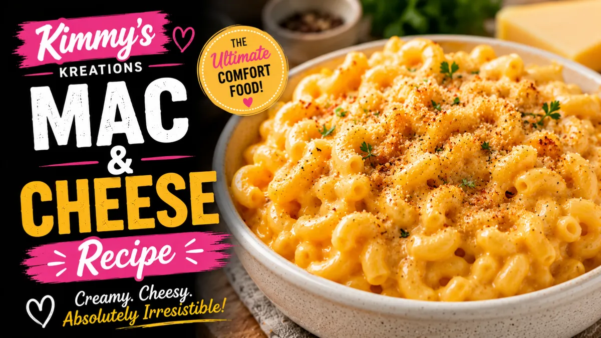 Kimmy's Kreations Mac and Cheese Recipe
