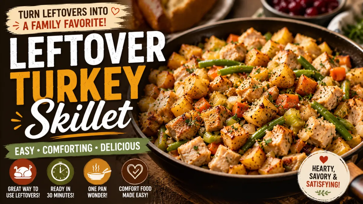 Leftover Turkey Skillet