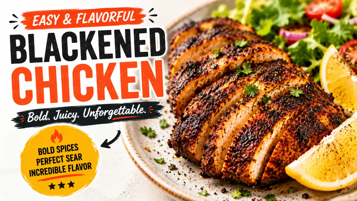 Blackened Chicken Recipe
