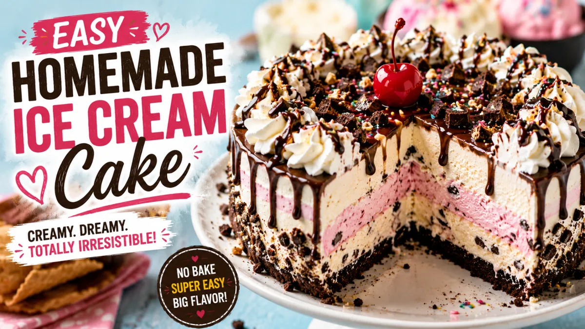 Easy Homemade Ice Cream Cake