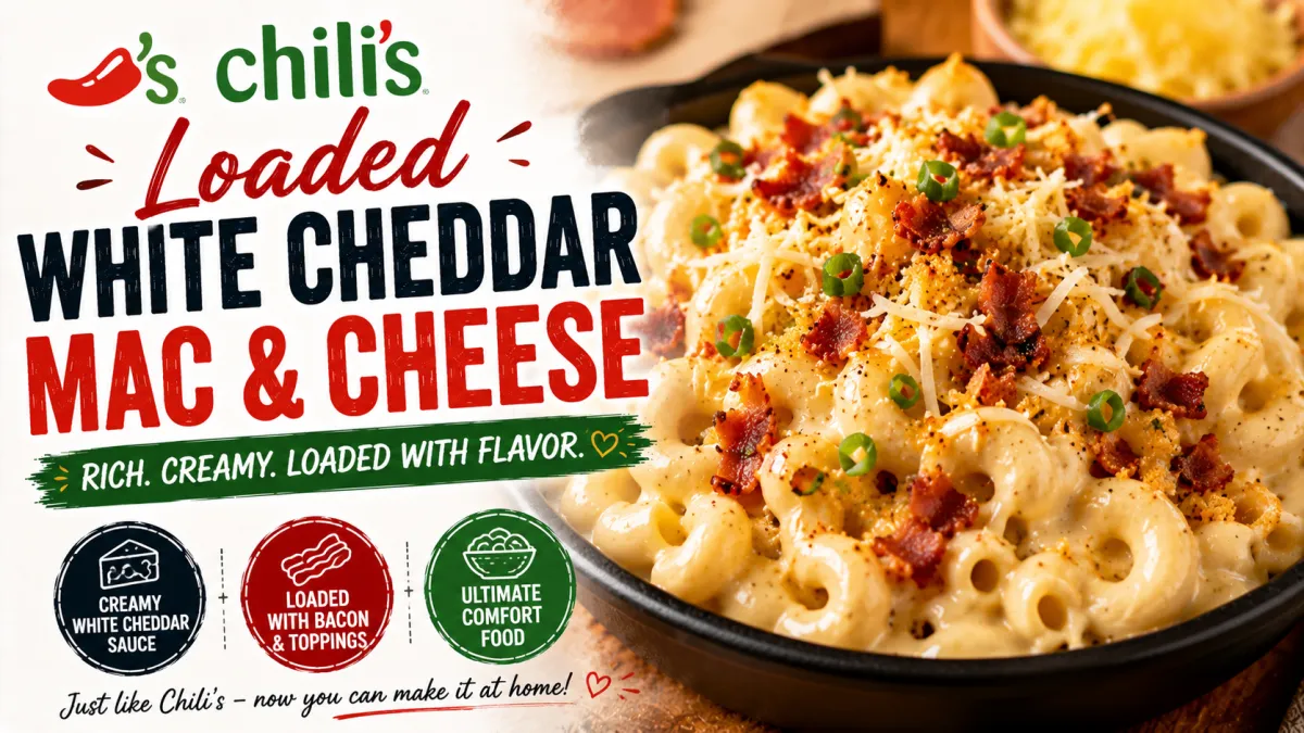 Loaded White Cheddar Mac and Cheese