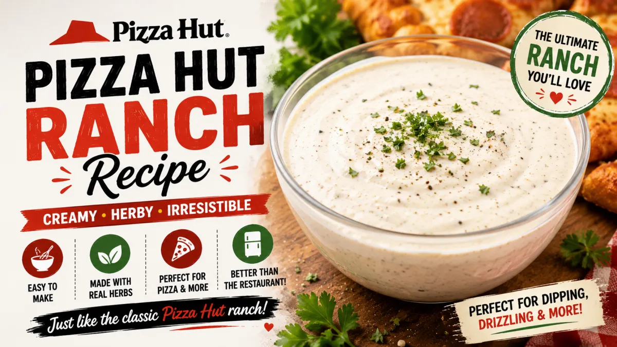 Pizza Hut Ranch Recipe