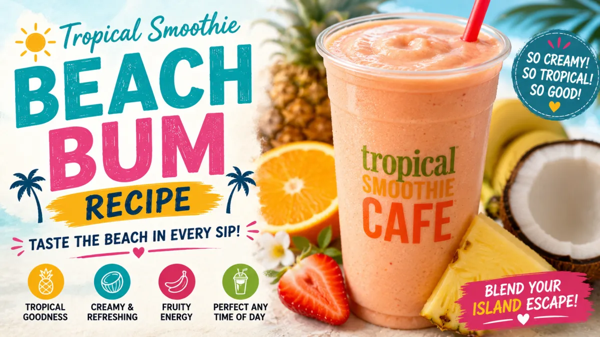 Tropical Smoothie Beach Bum Recipe